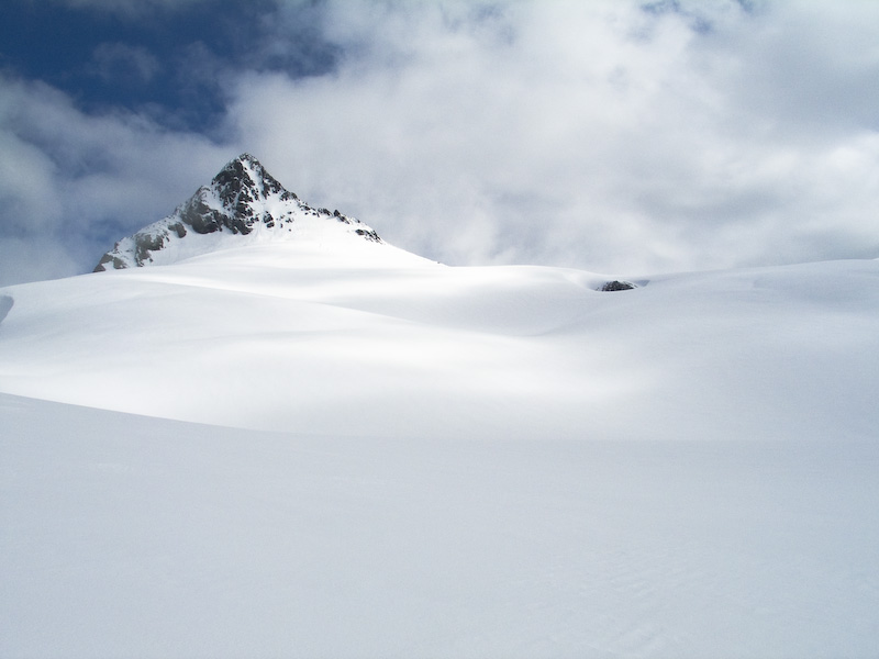 Summit Pyramid Of Mount Shuksan Above The Sulfide Glacier